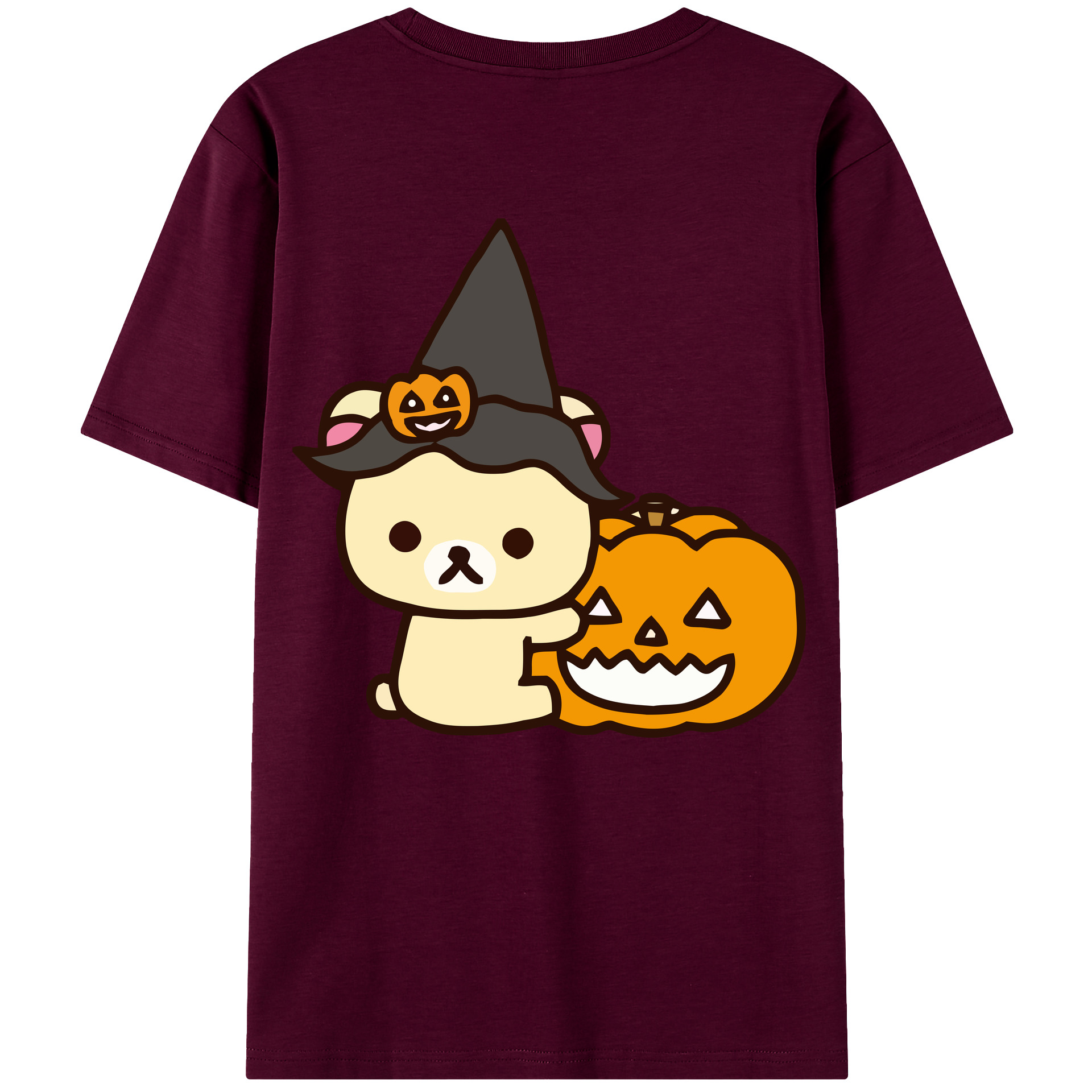 （画像用） リラックマ リラックマ キイロイトリ Rilakkuma Korilakkuma Kiiroitori レディース半袖Tシャツ(バックプリント)